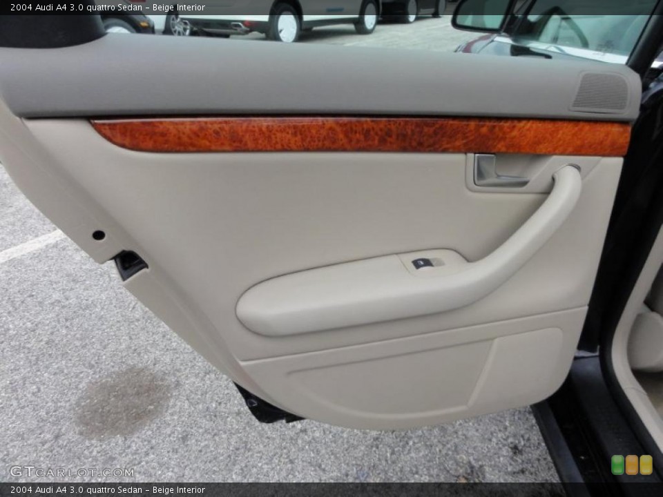 Beige Interior Door Panel for the 2004 Audi A4 3.0 quattro Sedan #46588656