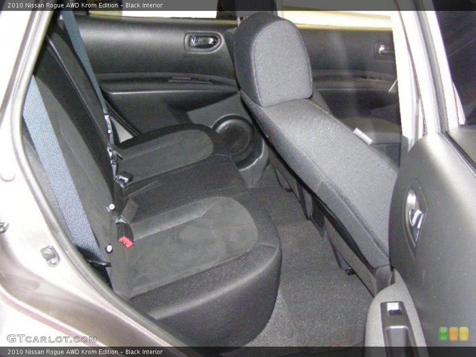 Black Interior Photo for the 2010 Nissan Rogue AWD Krom Edition #46589745
