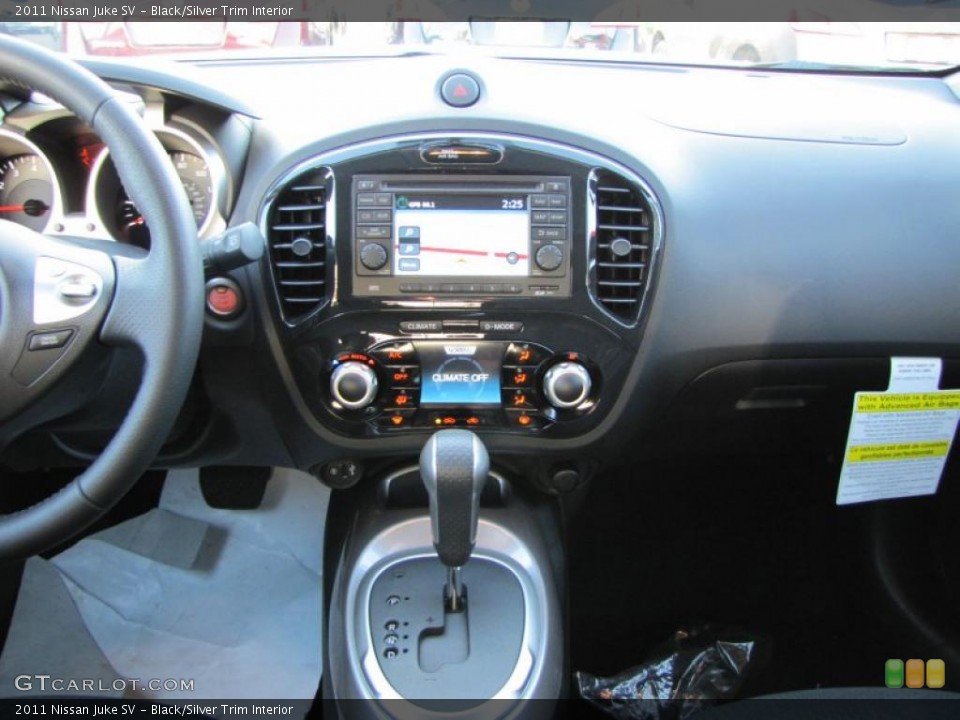 Black/Silver Trim Interior Dashboard for the 2011 Nissan Juke SV #46590495