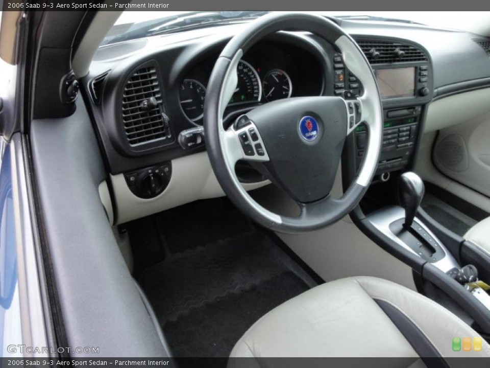 Parchment Interior Prime Interior for the 2006 Saab 9-3 Aero Sport Sedan #46591121