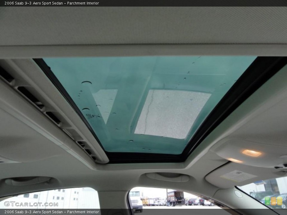 Parchment Interior Sunroof for the 2006 Saab 9-3 Aero Sport Sedan #46591226
