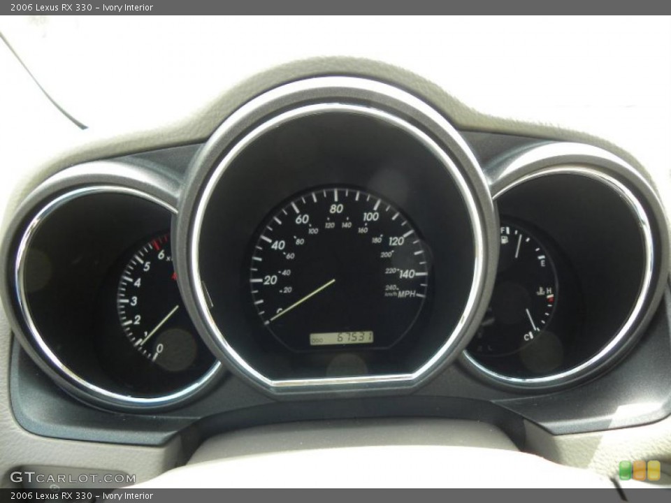 Ivory Interior Gauges for the 2006 Lexus RX 330 #46591787