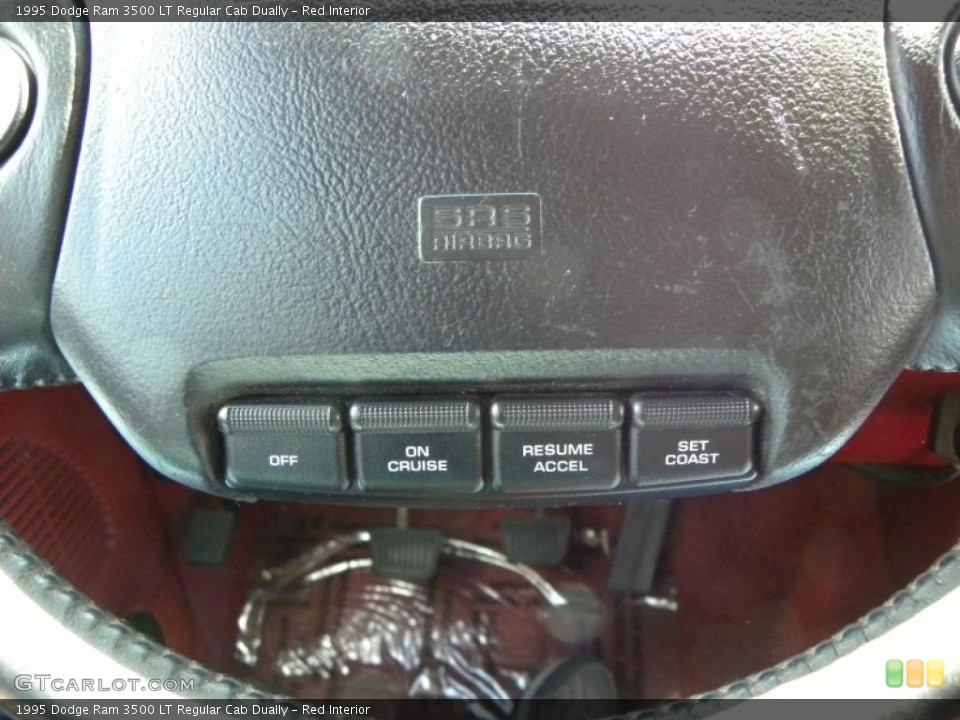 Red Interior Controls for the 1995 Dodge Ram 3500 LT Regular Cab Dually #46592699