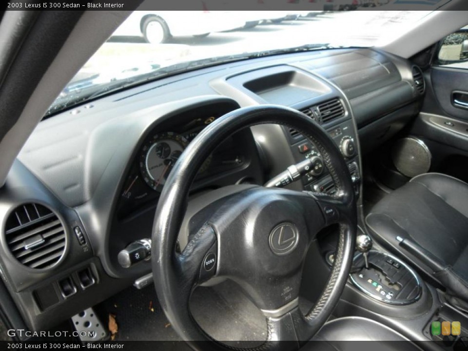 Black Interior Photo for the 2003 Lexus IS 300 Sedan #46593575