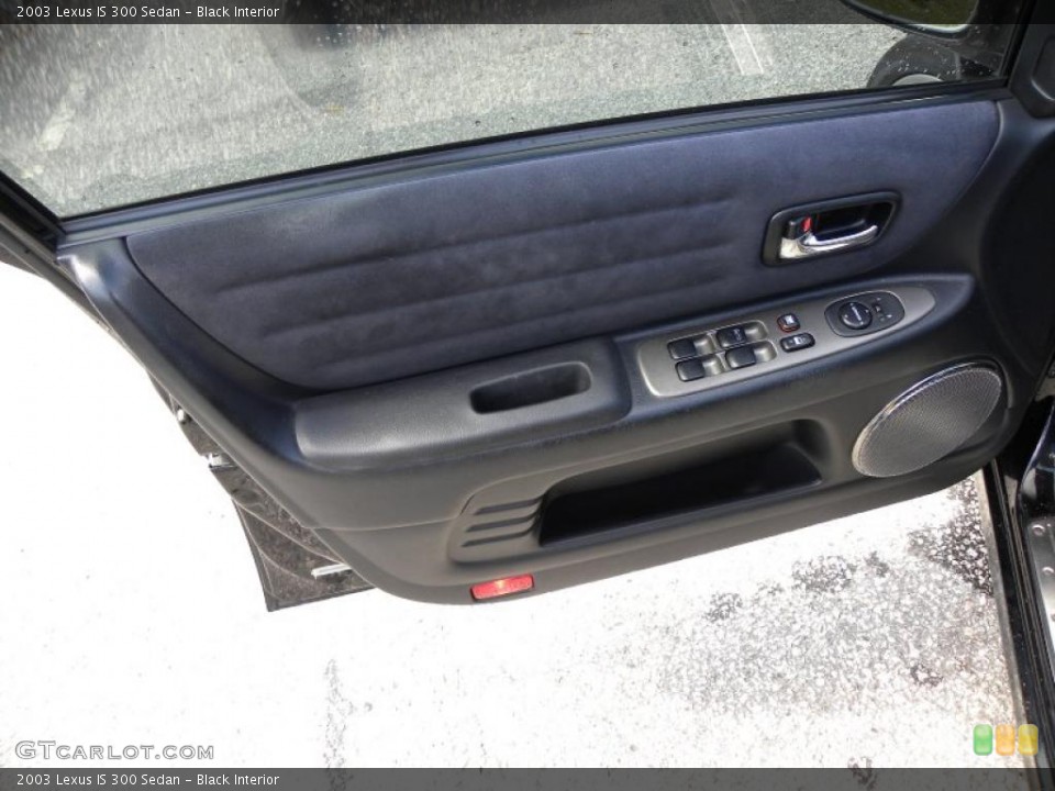 Black Interior Door Panel for the 2003 Lexus IS 300 Sedan #46593593