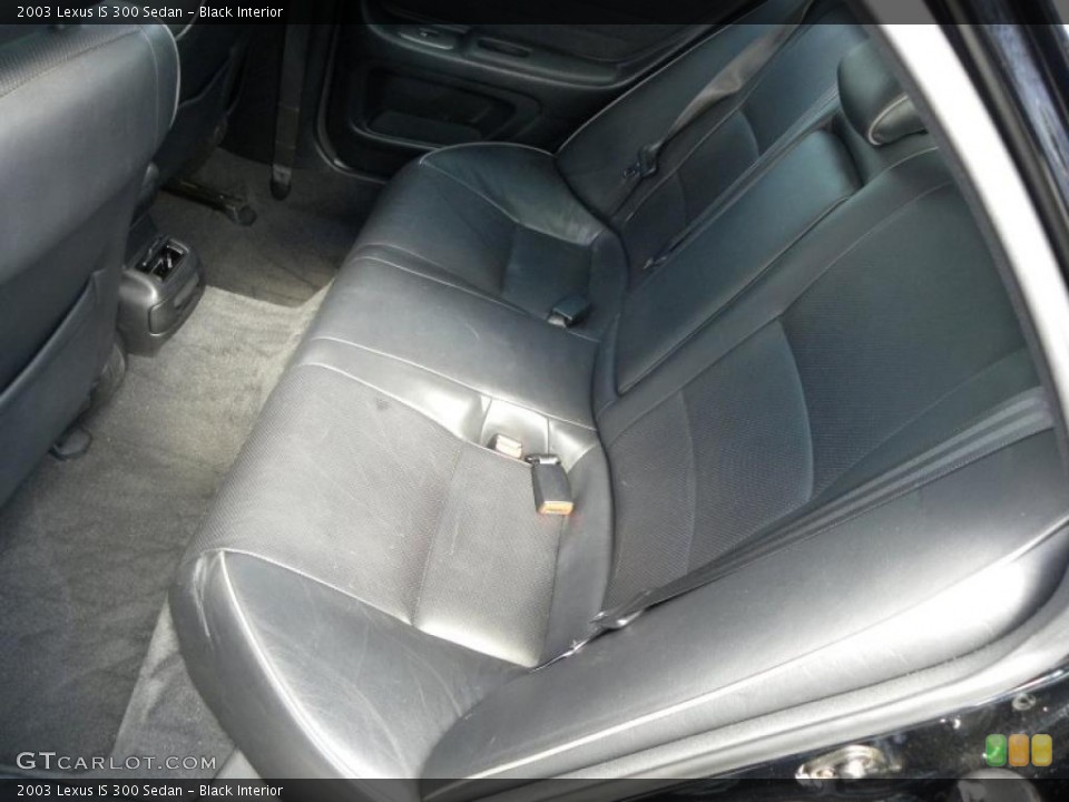 Black Interior Photo for the 2003 Lexus IS 300 Sedan #46593599