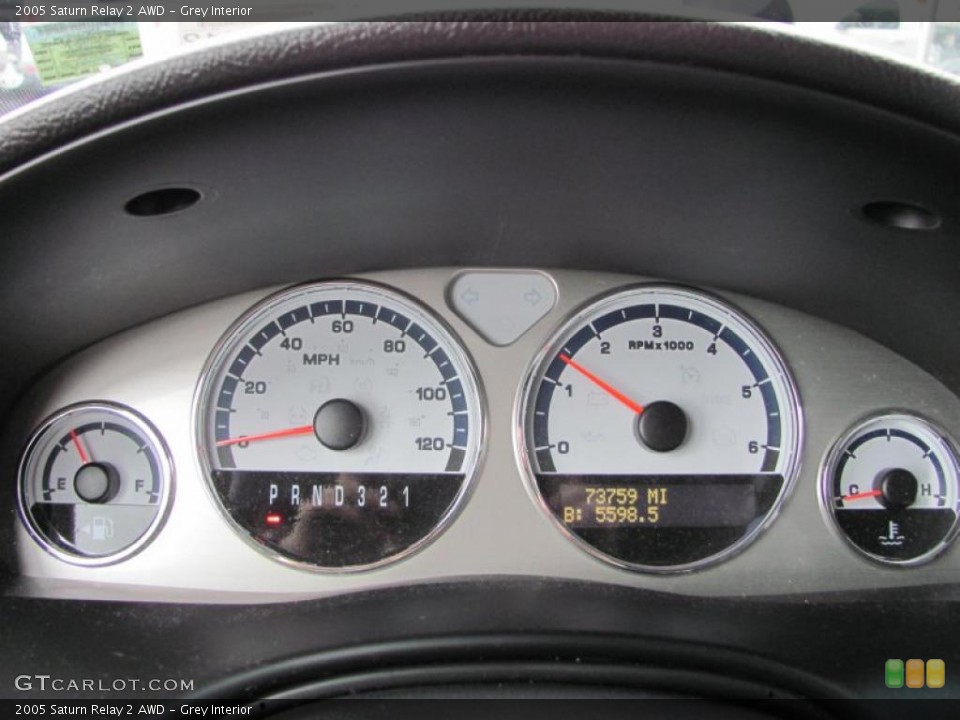Grey Interior Gauges for the 2005 Saturn Relay 2 AWD #46593632