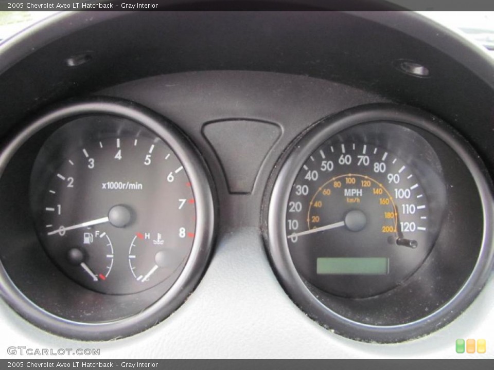 Gray Interior Gauges for the 2005 Chevrolet Aveo LT Hatchback #46593716