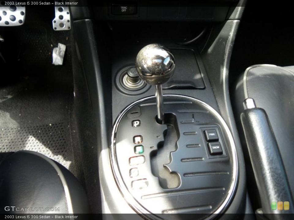 Black Interior Transmission for the 2003 Lexus IS 300 Sedan #46594124