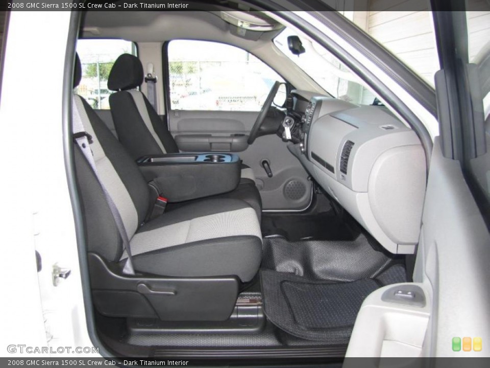 Dark Titanium Interior Photo for the 2008 GMC Sierra 1500 SL Crew Cab #46594214