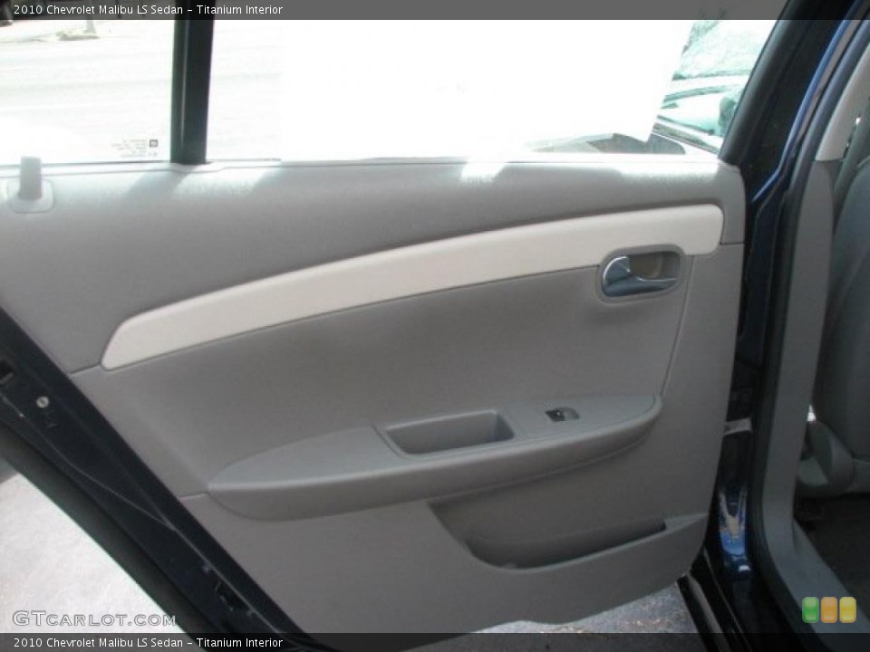Titanium Interior Door Panel for the 2010 Chevrolet Malibu LS Sedan #46596392