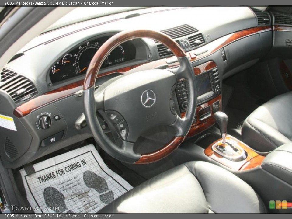 Charcoal Interior Photo for the 2005 Mercedes-Benz S 500 4Matic Sedan #46597334