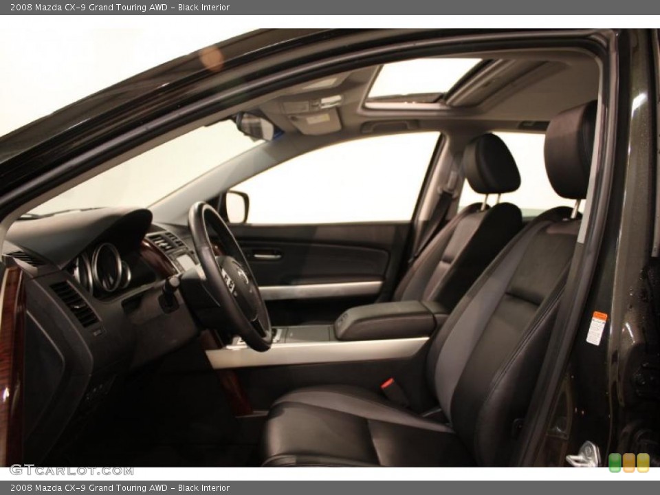 Black Interior Photo for the 2008 Mazda CX-9 Grand Touring AWD #46597529