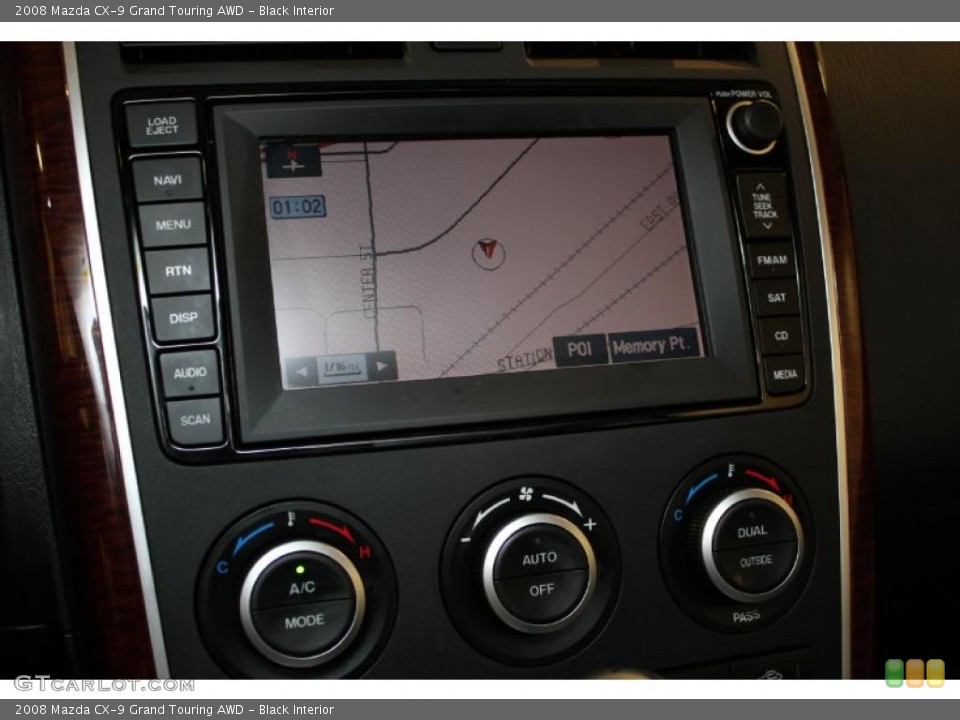 Black Interior Navigation for the 2008 Mazda CX-9 Grand Touring AWD #46597970