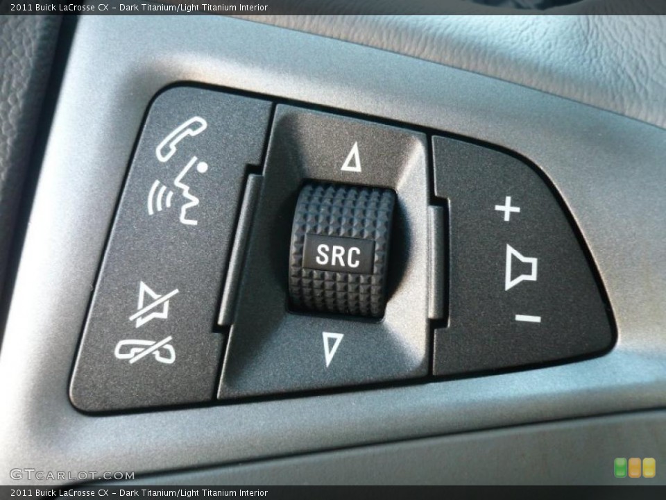 Dark Titanium/Light Titanium Interior Controls for the 2011 Buick LaCrosse CX #46599344