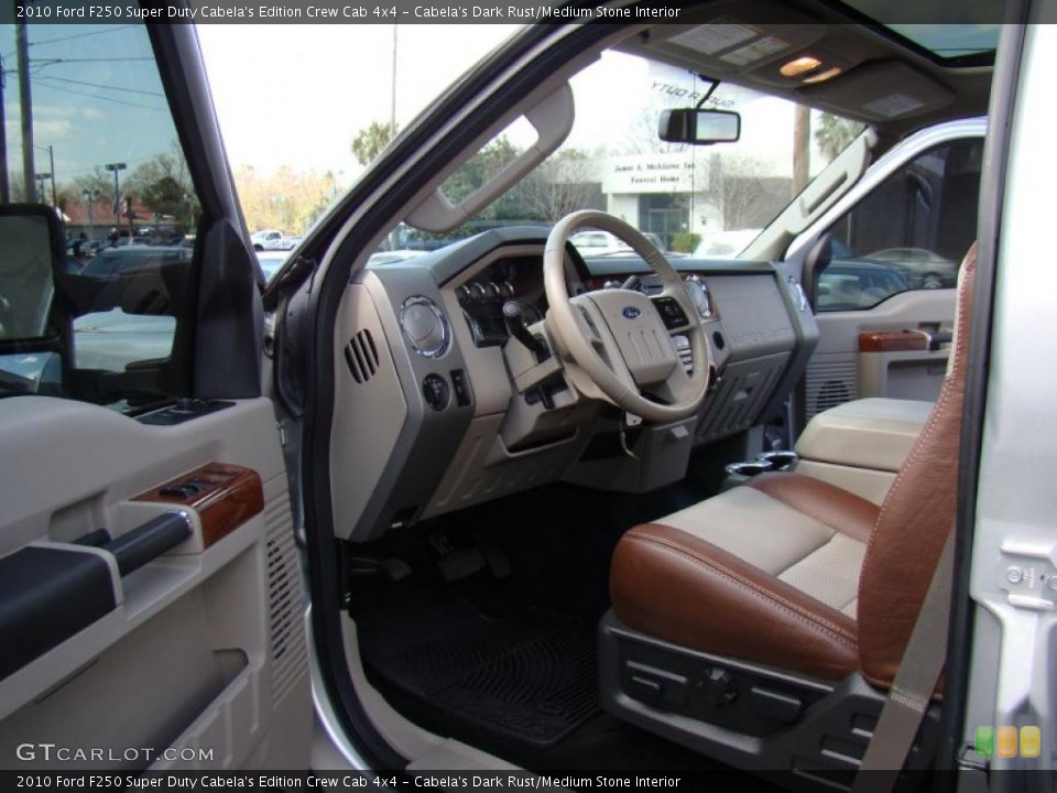 Cabela's Dark Rust/Medium Stone Interior Photo for the 2010 Ford F250 Super Duty Cabela's Edition Crew Cab 4x4 #46601786