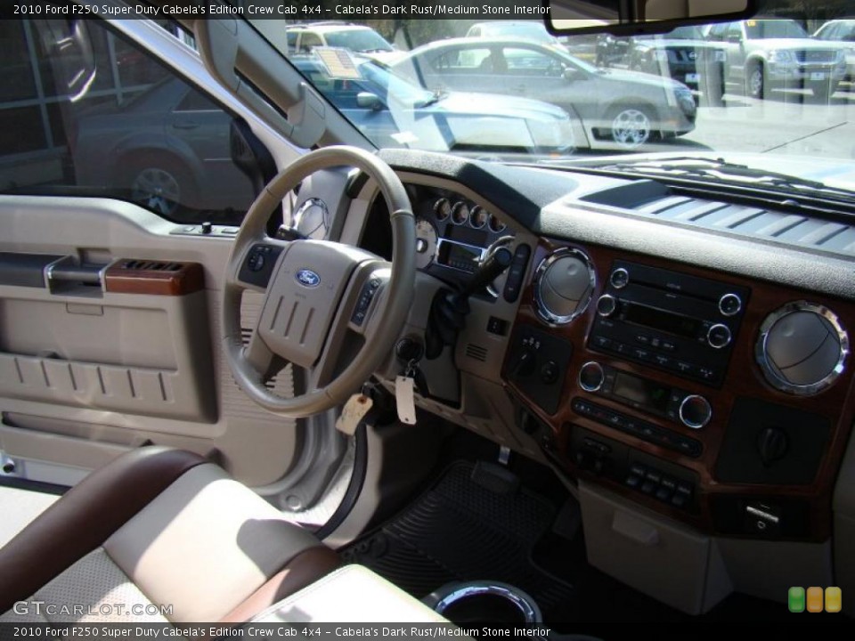 Cabela's Dark Rust/Medium Stone Interior Dashboard for the 2010 Ford F250 Super Duty Cabela's Edition Crew Cab 4x4 #46602273