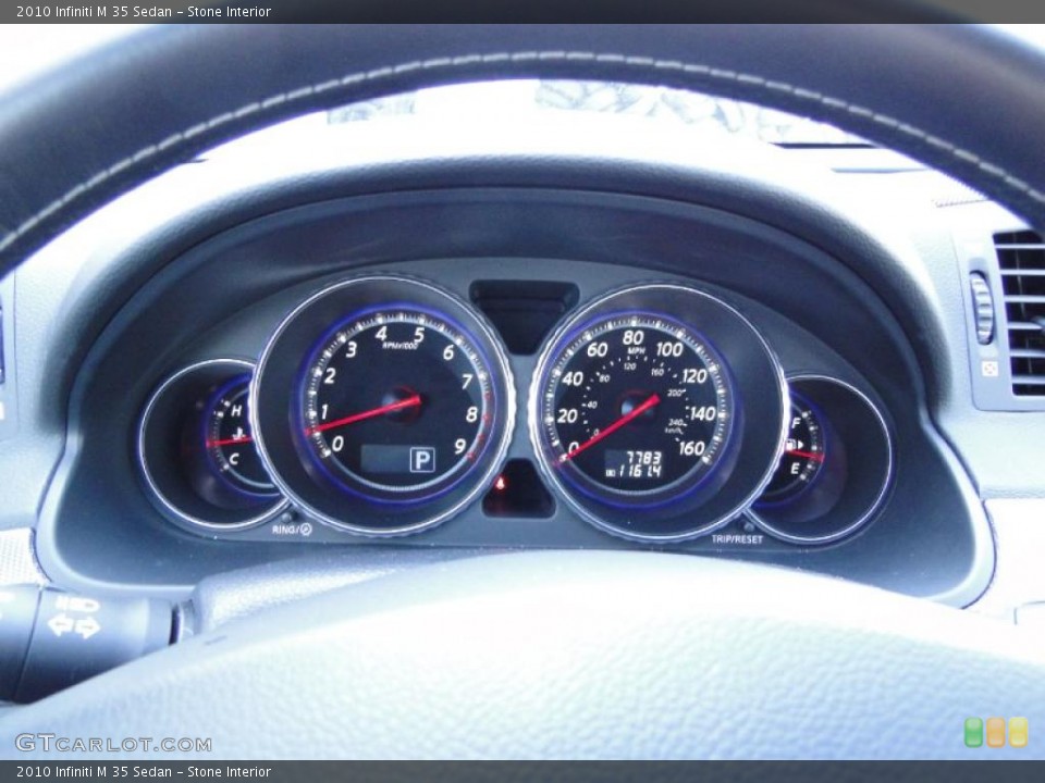 Stone Interior Gauges for the 2010 Infiniti M 35 Sedan #46603864