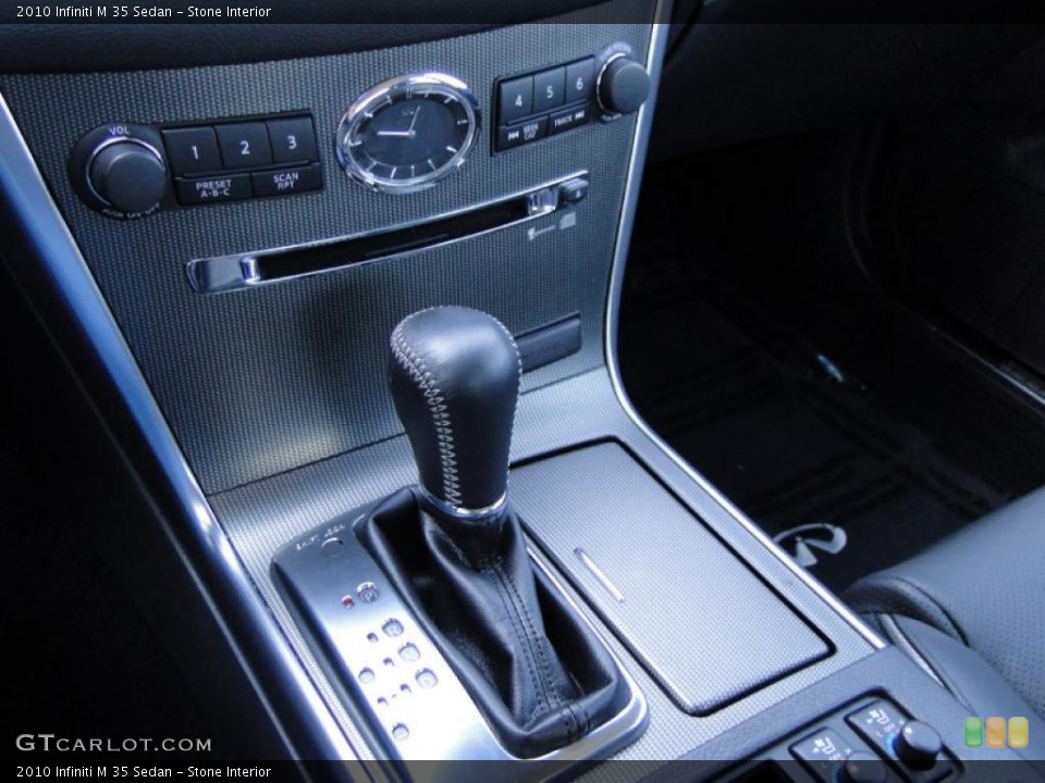 Stone Interior Transmission for the 2010 Infiniti M 35 Sedan #46603954