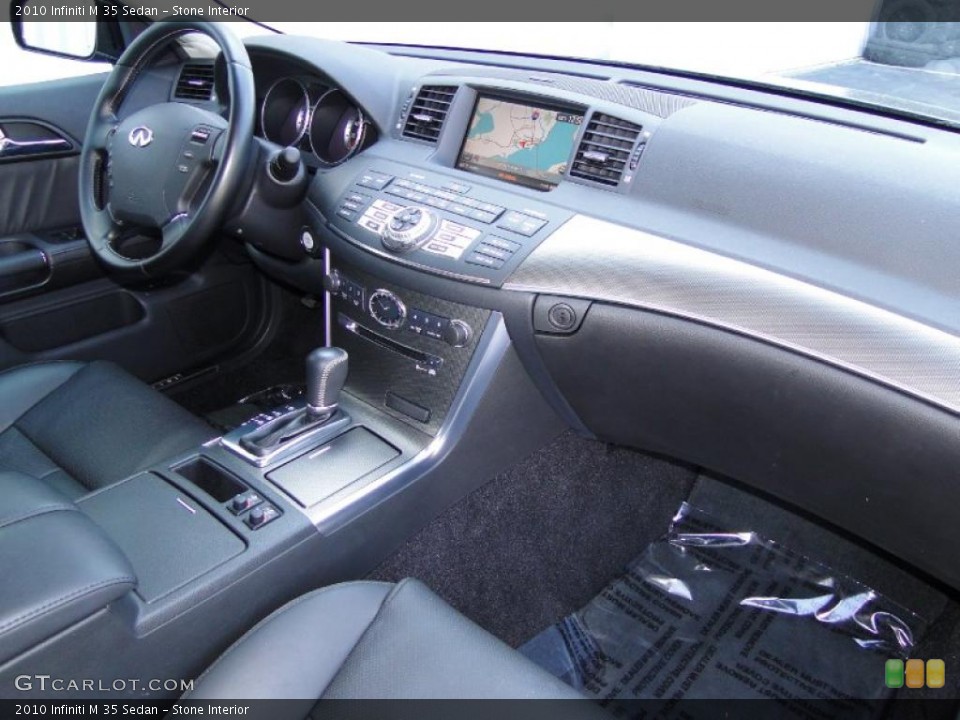 Stone Interior Dashboard for the 2010 Infiniti M 35 Sedan #46603990