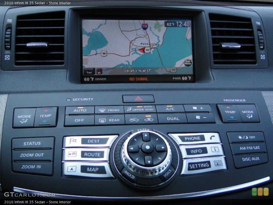 Stone Interior Navigation for the 2010 Infiniti M 35 Sedan #46604191