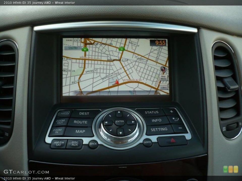 Wheat Interior Navigation for the 2010 Infiniti EX 35 Journey AWD #46604377
