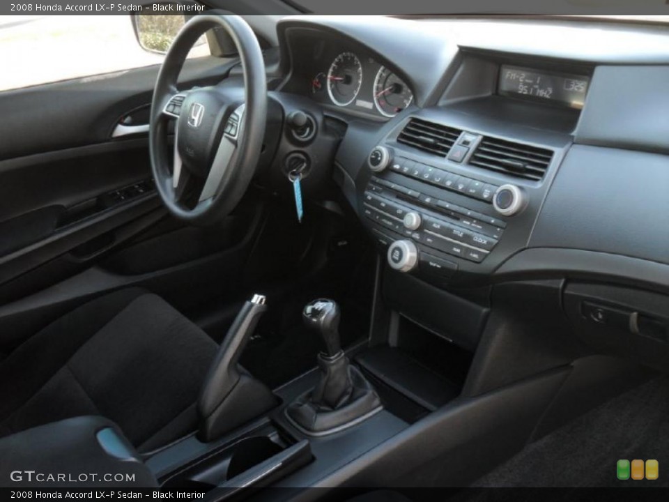 Black Interior Dashboard for the 2008 Honda Accord LX-P Sedan #46604911