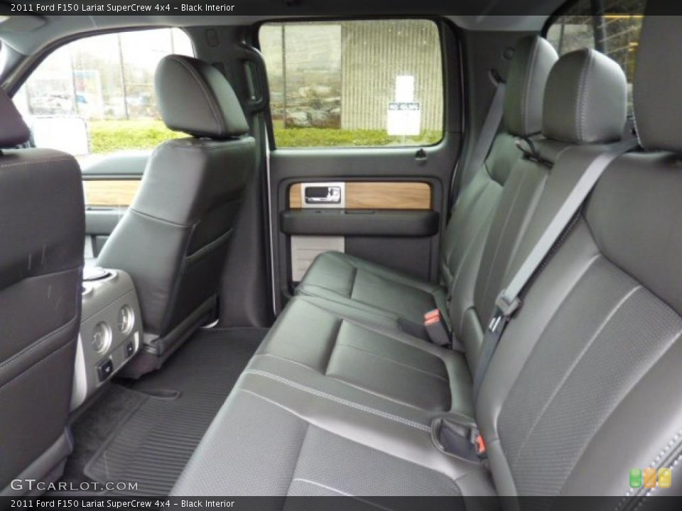 Black Interior Photo for the 2011 Ford F150 Lariat SuperCrew 4x4 #46608103