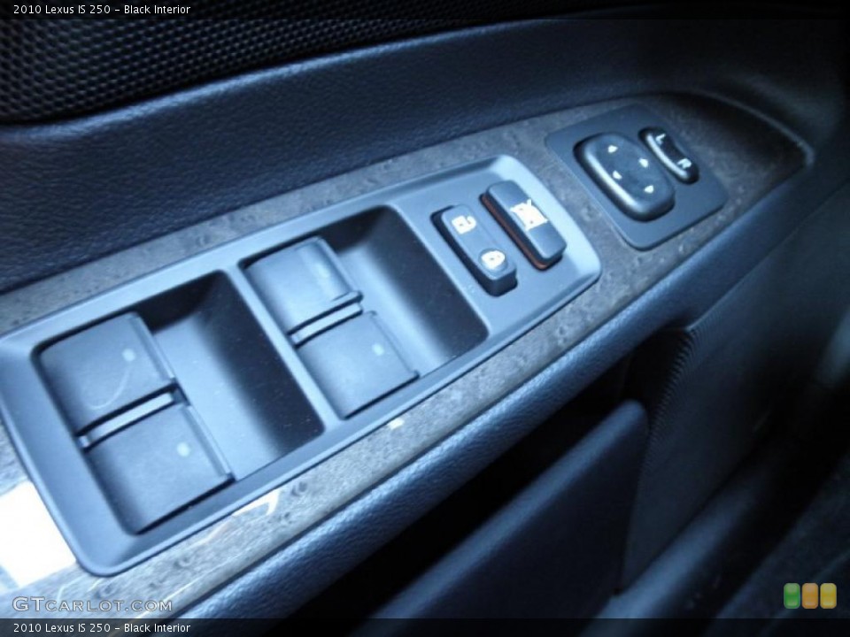 Black Interior Controls for the 2010 Lexus IS 250 #46608283
