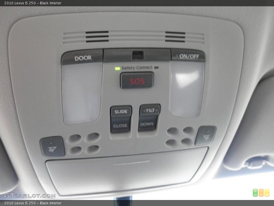 Black Interior Controls for the 2010 Lexus IS 250 #46608289
