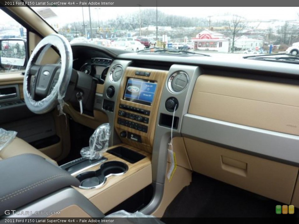 Pale Adobe Interior Dashboard for the 2011 Ford F150 Lariat SuperCrew 4x4 #46608676