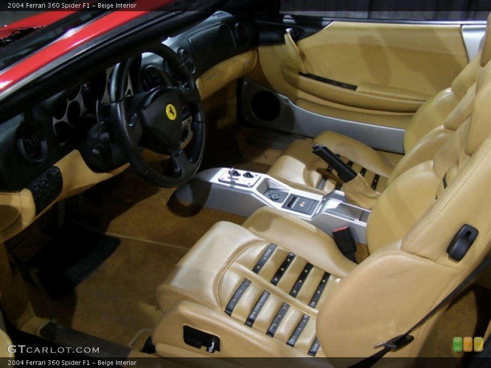 Beige Interior Photo for the 2004 Ferrari 360 Spider F1 #46609