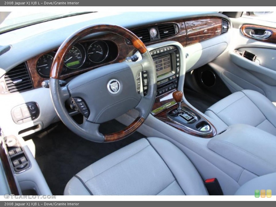 Dove/Granite Interior Prime Interior for the 2008 Jaguar XJ XJ8 L #46612642