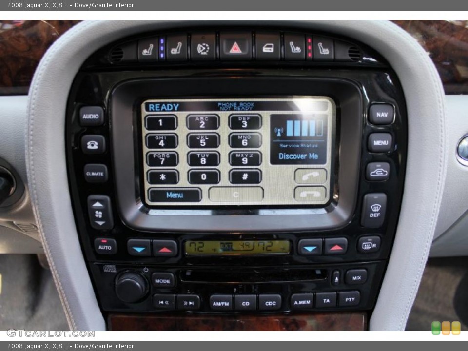 Dove/Granite Interior Controls for the 2008 Jaguar XJ XJ8 L #46612867