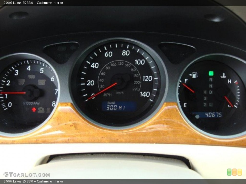 Cashmere Interior Gauges for the 2006 Lexus ES 330 #46614109