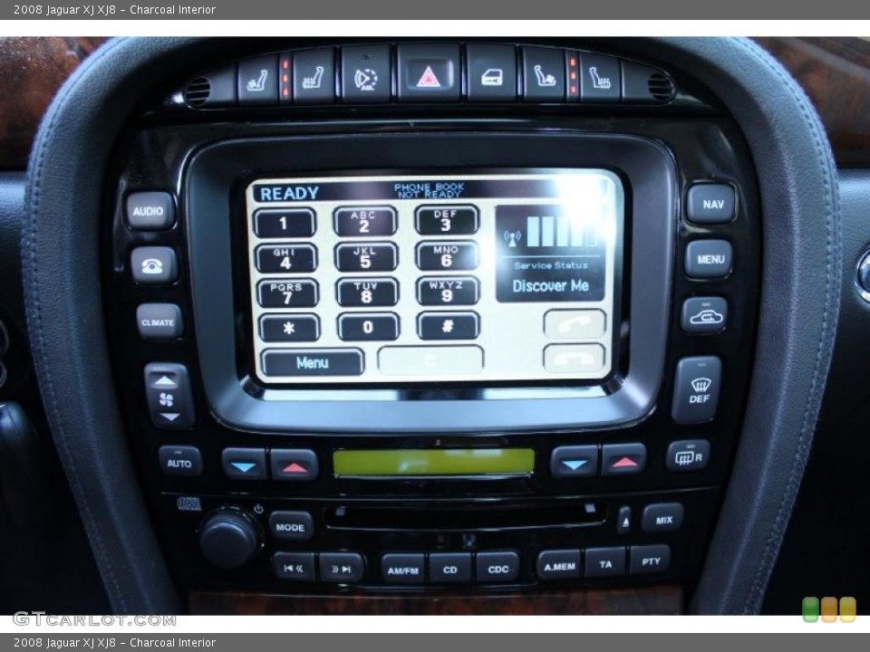 Charcoal Interior Controls for the 2008 Jaguar XJ XJ8 #46614355