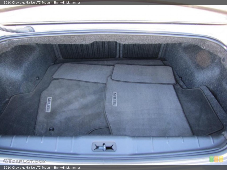 Ebony/Brick Interior Trunk for the 2010 Chevrolet Malibu LTZ Sedan #46614921