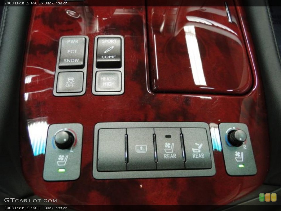 Black Interior Controls for the 2008 Lexus LS 460 L #46615066