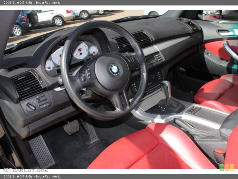 Imola Red Interior Prime Interior for the 2003 BMW X5 4.6is #46615504
