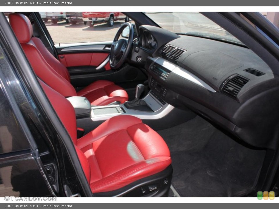 Imola Red Interior Photo for the 2003 BMW X5 4.6is #46615570