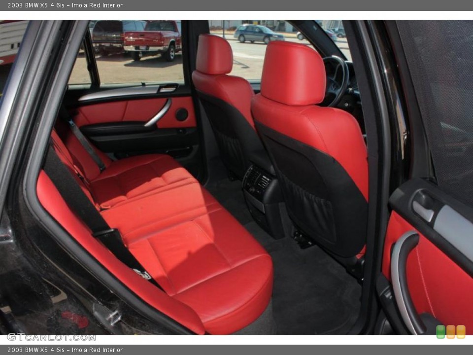 Imola Red Interior Photo for the 2003 BMW X5 4.6is #46615579