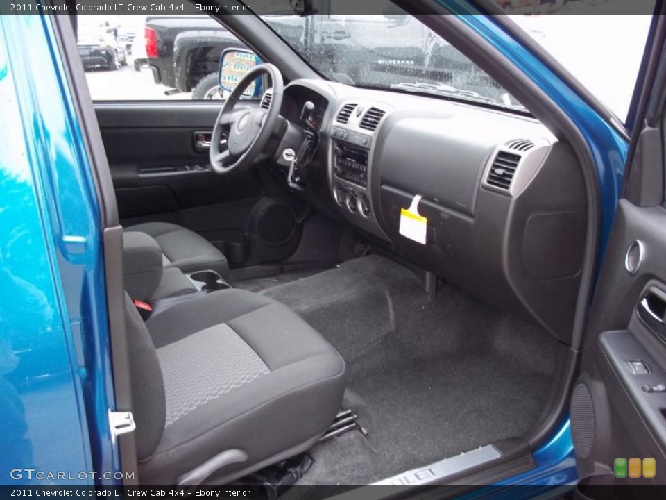 Ebony Interior Photo for the 2011 Chevrolet Colorado LT Crew Cab 4x4 #46615618