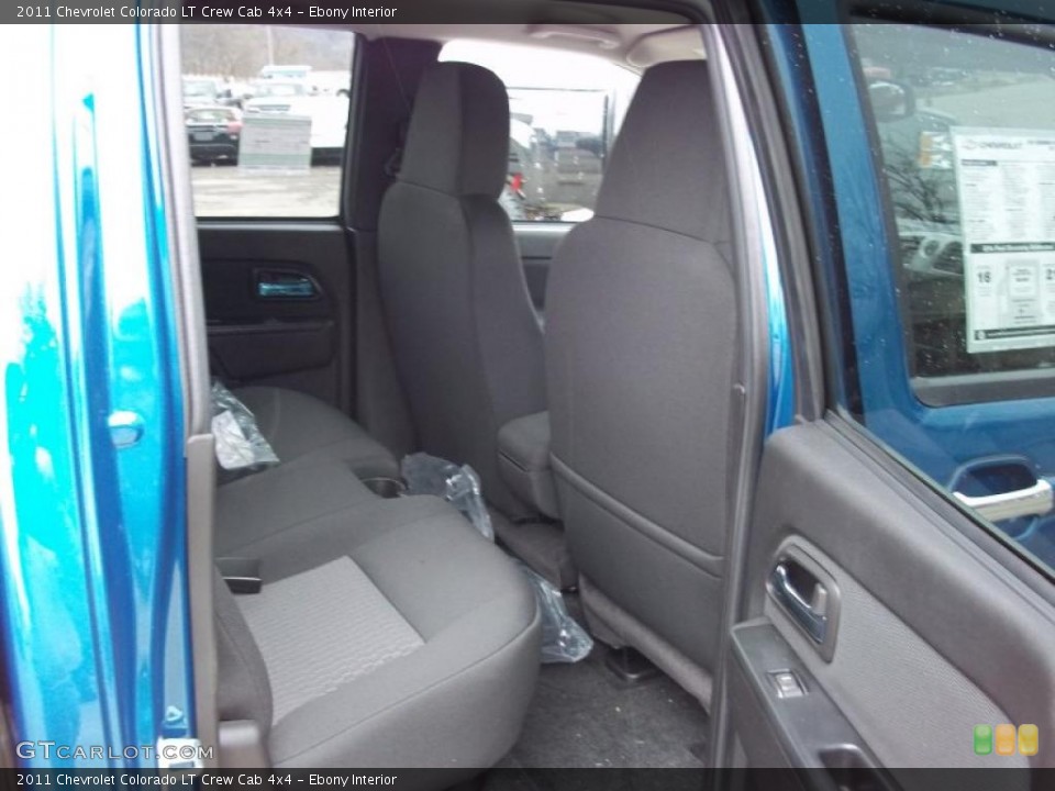 Ebony Interior Photo for the 2011 Chevrolet Colorado LT Crew Cab 4x4 #46615627