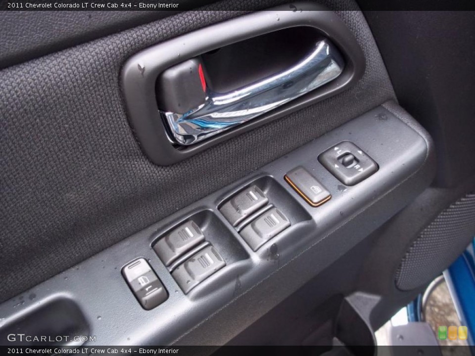 Ebony Interior Controls for the 2011 Chevrolet Colorado LT Crew Cab 4x4 #46615660