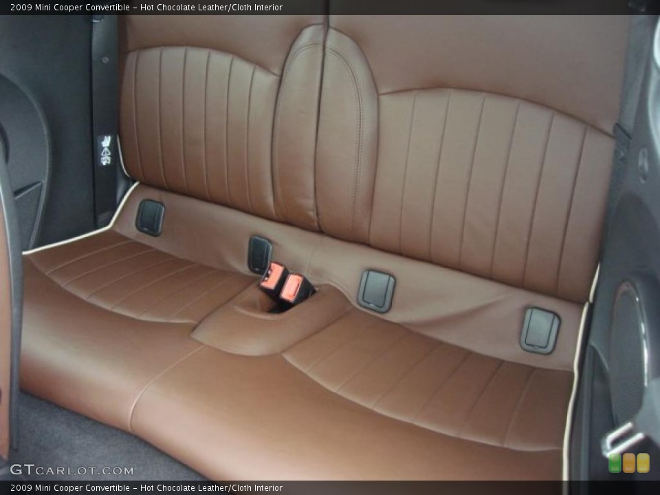 Hot Chocolate Leather/Cloth Interior Photo for the 2009 Mini Cooper Convertible #46618399