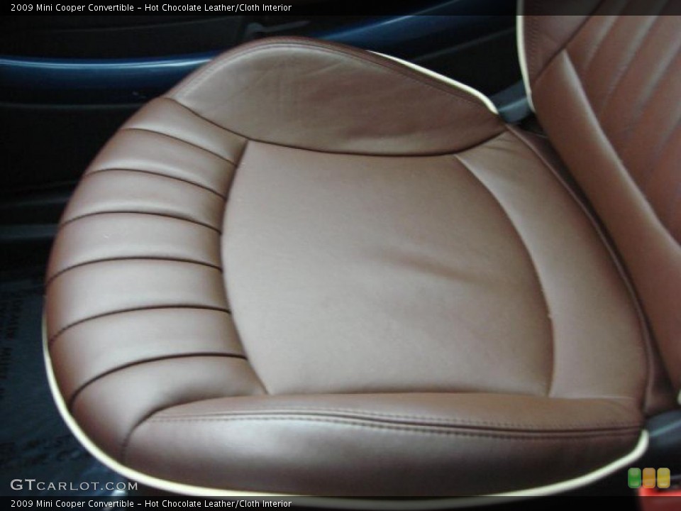 Hot Chocolate Leather/Cloth Interior Photo for the 2009 Mini Cooper Convertible #46618453