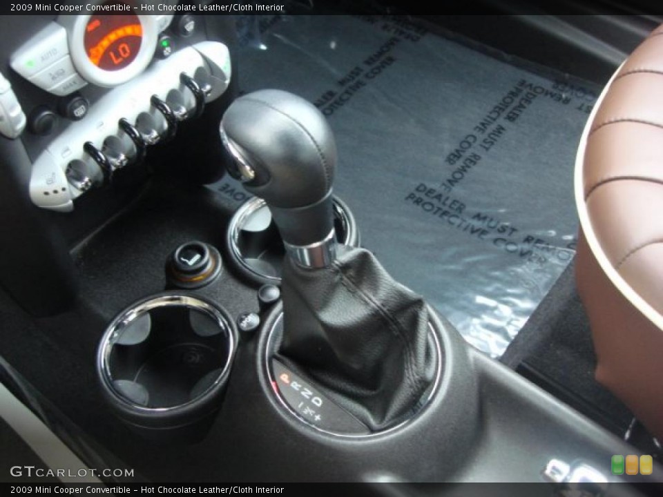 Hot Chocolate Leather/Cloth Interior Transmission for the 2009 Mini Cooper Convertible #46618465