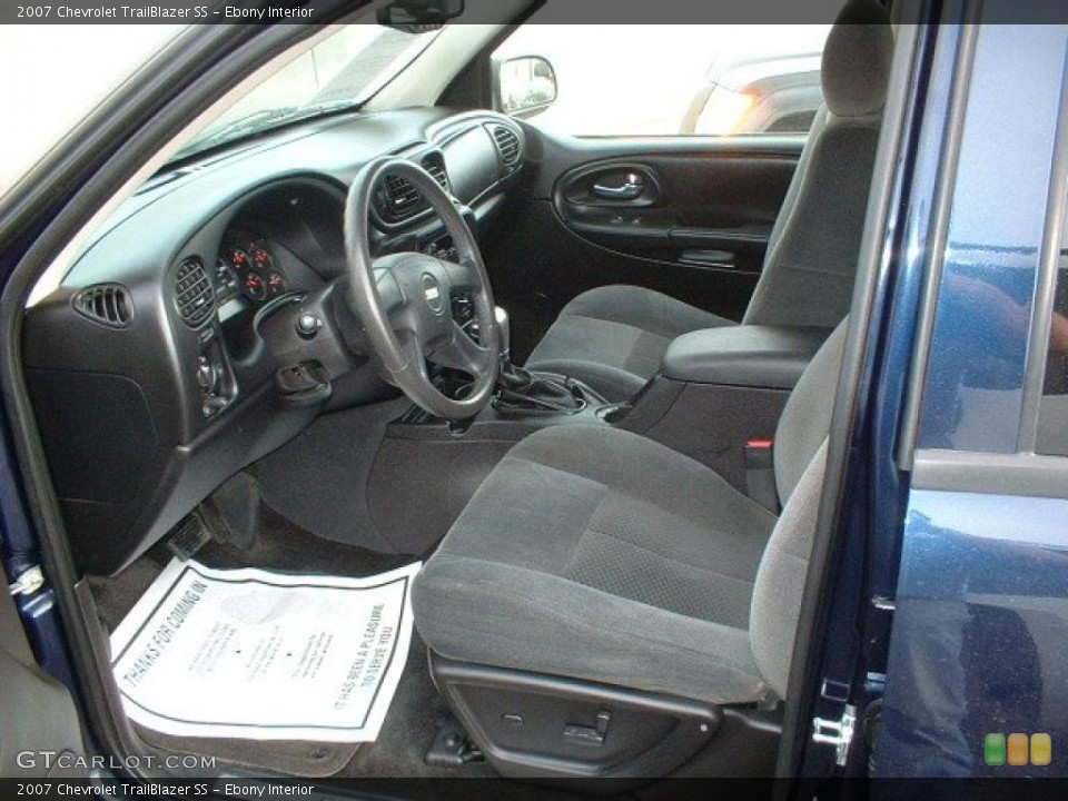 Ebony Interior Photo for the 2007 Chevrolet TrailBlazer SS #46619317
