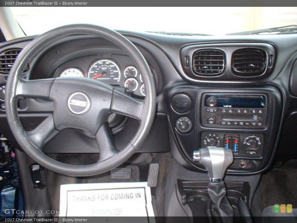 Ebony Interior Dashboard for the 2007 Chevrolet TrailBlazer SS #46619344