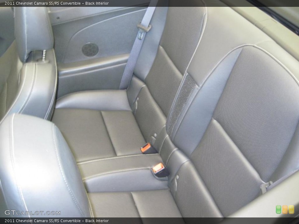 Black Interior Photo for the 2011 Chevrolet Camaro SS/RS Convertible #46621336